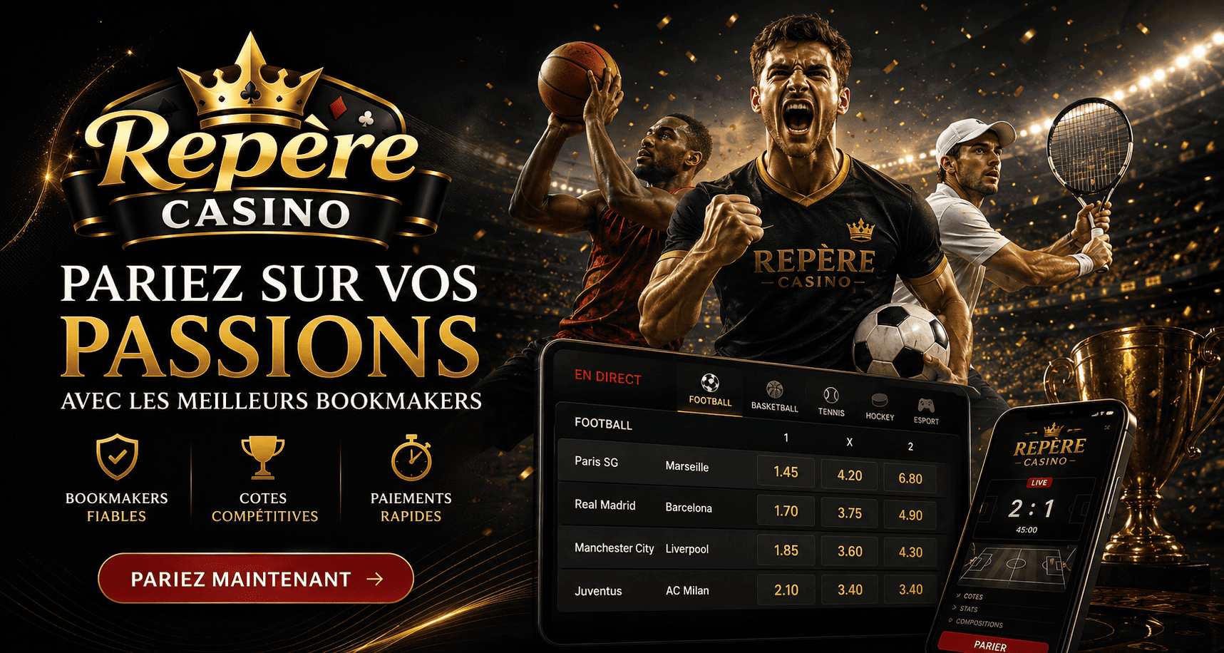 Repère Casino — Bookmakers et paris sportifs